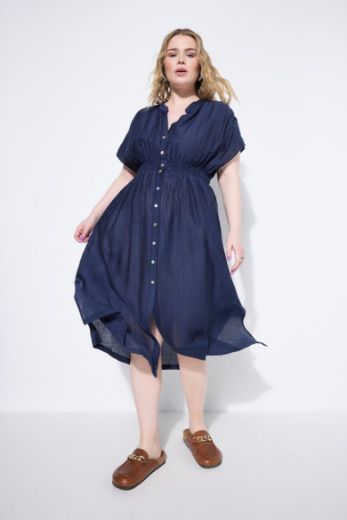 Moda za polnejše Haljina Midi plus velikost, xxl, Ulla Popken in Johann Popken (JP1880)