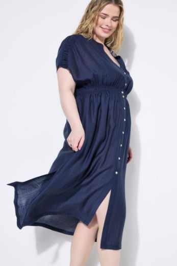 Moda za polnejše Haljina Midi plus velikost, xxl, Ulla Popken in Johann Popken (JP1880)