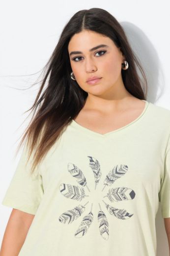 Moda za polnejše Majica kratkih rukava V ovratnika plus velikost, xxl, Ulla Popken in Johann Popken (JP1880)