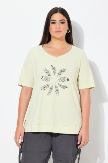 Moda za polnejše Majica kratkih rukava V ovratnika plus velikost, xxl, Ulla Popken in Johann Popken (JP1880)