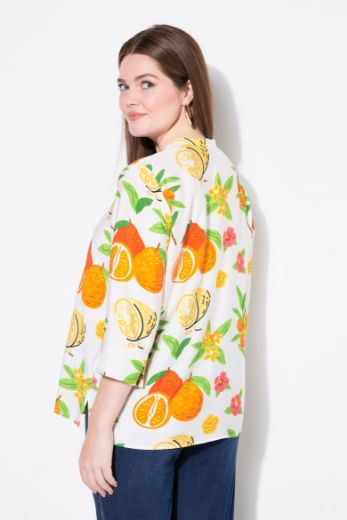 Moda za polnejše Bluza 3/4 rukava V ovratnika plus velikost, xxl, Ulla Popken in Johann Popken (JP1880)