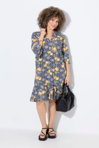 Moda za polnejše Haljina midi 3/4 rukava A kroja plus velikost, xxl, Ulla Popken in Johann Popken (JP1880)