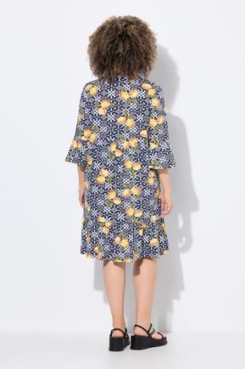 Moda za polnejše Haljina midi 3/4 rukava A kroja plus velikost, xxl, Ulla Popken in Johann Popken (JP1880)