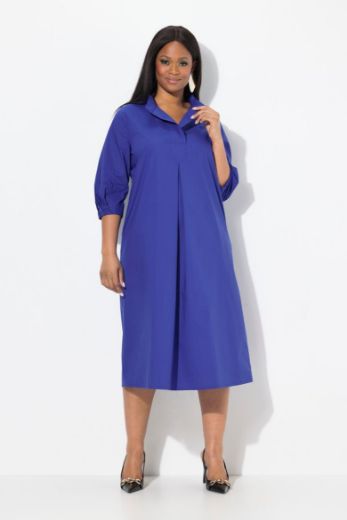 Moda za polnejše Haljina midi 3/4 rukava A kroja plus velikost, xxl, Ulla Popken in Johann Popken (JP1880)