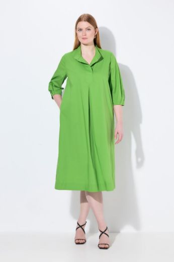 Moda za polnejše Haljina midi 3/4 rukava A kroja plus velikost, xxl, Ulla Popken in Johann Popken (JP1880)