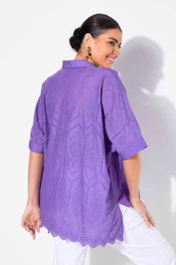 Moda za polnejše Bluza kratkih rukava šireg kroja plus velikost, xxl, Ulla Popken in Johann Popken (JP1880)