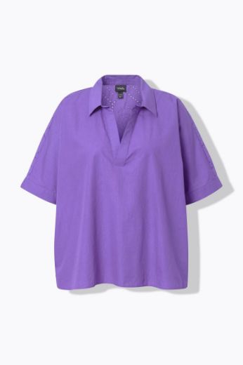 Moda za polnejše Bluza kratkih rukava šireg kroja plus velikost, xxl, Ulla Popken in Johann Popken (JP1880)