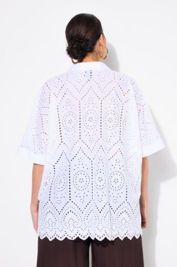 Moda za polnejše Bluza kratkih rukava šireg kroja plus velikost, xxl, Ulla Popken in Johann Popken (JP1880)
