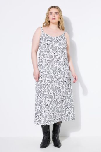 Moda za polnejše Haljina maxi uskih naramenica plus velikost, xxl, Ulla Popken in Johann Popken (JP1880)