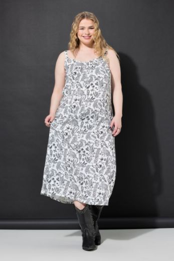 Moda za polnejše Haljina maxi uskih naramenica plus velikost, xxl, Ulla Popken in Johann Popken (JP1880)