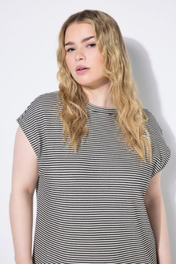 Moda za polnejše Hajina midi kratkih rukava plus velikost, xxl, Ulla Popken in Johann Popken (JP1880)