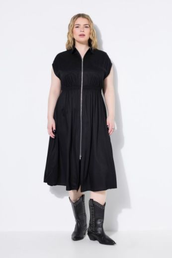 Moda za polnejše Haljina A kroja s patentnim zatvaračem plus velikost, xxl, Ulla Popken in Johann Popken (JP1880)