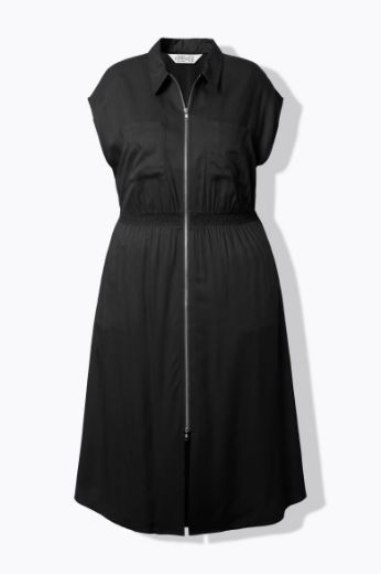 Moda za polnejše Haljina A kroja s patentnim zatvaračem plus velikost, xxl, Ulla Popken in Johann Popken (JP1880)