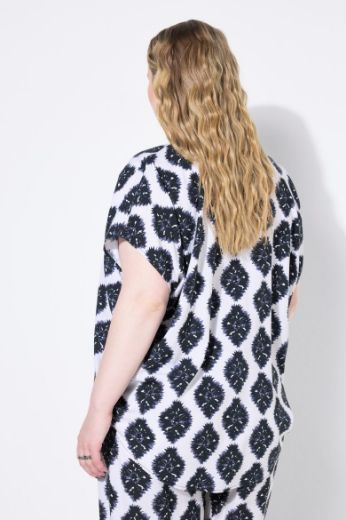 Moda za polnejše Bluza kratkih rukava šireg kroja plus velikost, xxl, Ulla Popken in Johann Popken (JP1880)