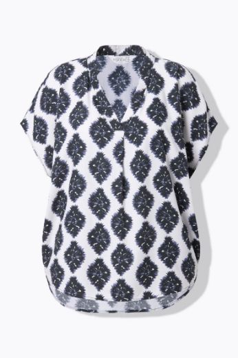 Moda za polnejše Bluza kratkih rukava šireg kroja plus velikost, xxl, Ulla Popken in Johann Popken (JP1880)