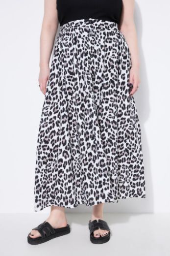 Moda za polnejše Suknja A kroja s leopard uzorkom plus velikost, xxl, Ulla Popken in Johann Popken (JP1880)