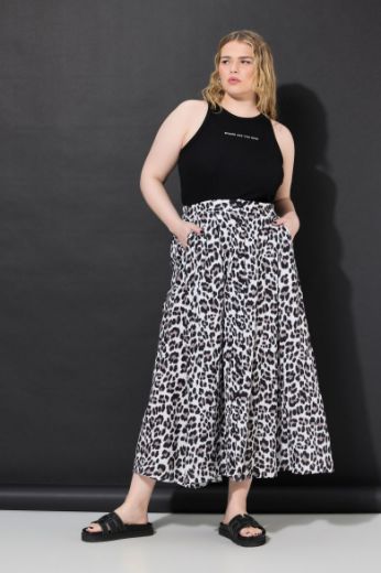 Moda za polnejše Suknja A kroja s leopard uzorkom plus velikost, xxl, Ulla Popken in Johann Popken (JP1880)