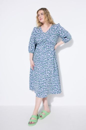 Moda za polnejše Haljina midi A kroja plus velikost, xxl, Ulla Popken in Johann Popken (JP1880)