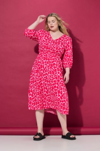Moda za polnejše Haljina midi A kroja plus velikost, xxl, Ulla Popken in Johann Popken (JP1880)