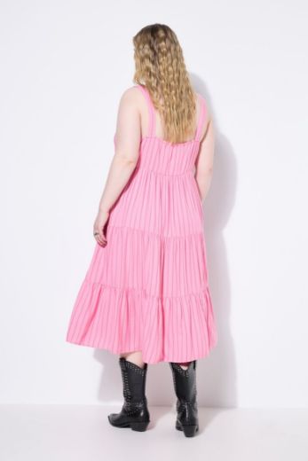 Moda za polnejše Haljina midi na volane V ovratnika plus velikost, xxl, Ulla Popken in Johann Popken (JP1880)