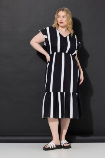 Moda za polnejše Haljina midi A kroja plus velikost, xxl, Ulla Popken in Johann Popken (JP1880)