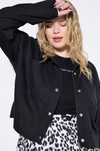 Moda za polnejše Jakna pamučna kraćeg kroja plus velikost, xxl, Ulla Popken in Johann Popken (JP1880)