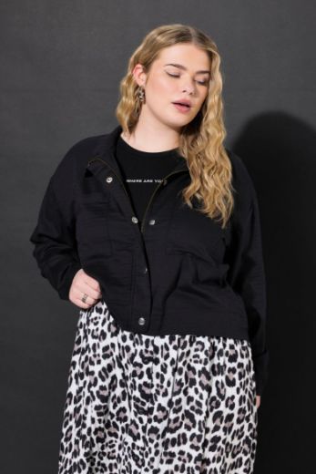 Moda za polnejše Jakna pamučna kraćeg kroja plus velikost, xxl, Ulla Popken in Johann Popken (JP1880)