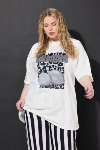 Moda za polnejše Košulja s printom plus velikost, xxl, Ulla Popken in Johann Popken (JP1880)