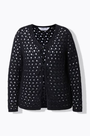 Moda za polnejše Kardigan pleteni plus velikost, xxl, Ulla Popken in Johann Popken (JP1880)