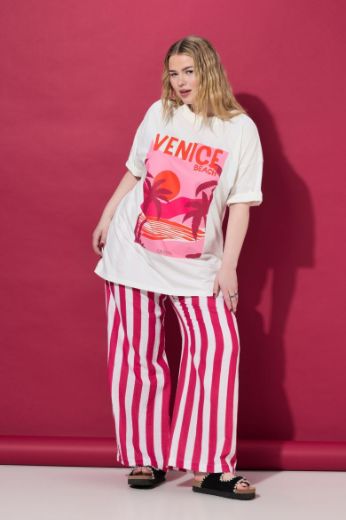 Moda za polnejše Majica kratkih rukava okruglog ovratnika šireg kroja plus velikost, xxl, Ulla Popken in Johann Popken (JP1880)