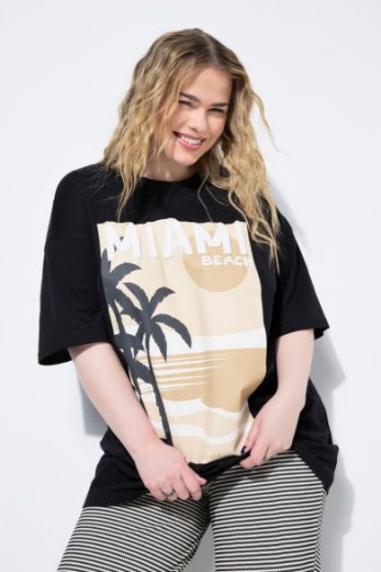 Moda za polnejše Majica kratkih rukava okruglog ovratnika šireg kroja plus velikost, xxl, Ulla Popken in Johann Popken (JP1880)