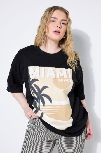 Moda za polnejše Majica kratkih rukava okruglog ovratnika šireg kroja plus velikost, xxl, Ulla Popken in Johann Popken (JP1880)