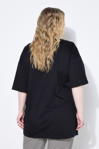 Moda za polnejše Majica kratkih rukava okruglog ovratnika šireg kroja plus velikost, xxl, Ulla Popken in Johann Popken (JP1880)