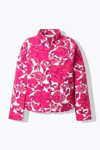 Moda za polnejše Jakna šireg kroja cvjetnog printa plus velikost, xxl, Ulla Popken in Johann Popken (JP1880)