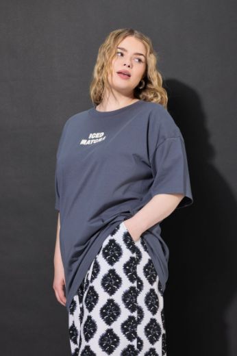 Moda za polnejše Majica kratkih rukava okruglog ovratnika plus velikost, xxl, Ulla Popken in Johann Popken (JP1880)