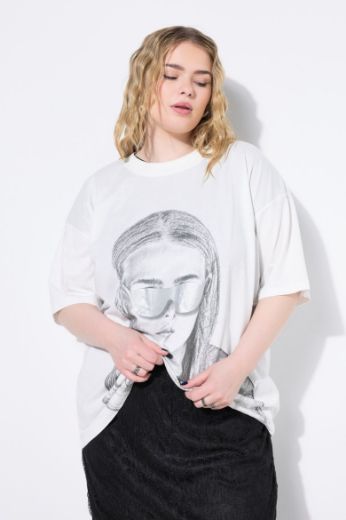 Moda za polnejše Majica kratkih rukava šireg kroja plus velikost, xxl, Ulla Popken in Johann Popken (JP1880)