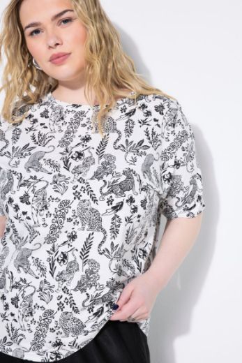 Moda za polnejše Majica kratkih rukava plus velikost, xxl, Ulla Popken in Johann Popken (JP1880)
