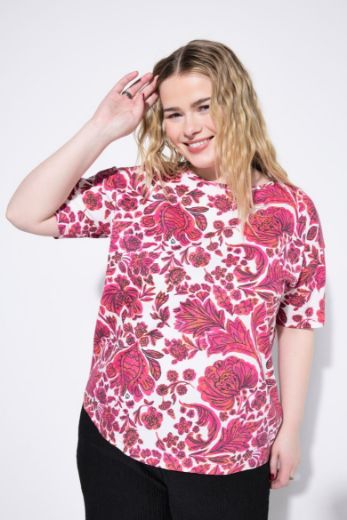 Moda za polnejše Majica kratkih rukava plus velikost, xxl, Ulla Popken in Johann Popken (JP1880)