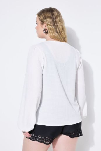 Moda za polnejše Bluza dugih rukava plus velikost, xxl, Ulla Popken in Johann Popken (JP1880)