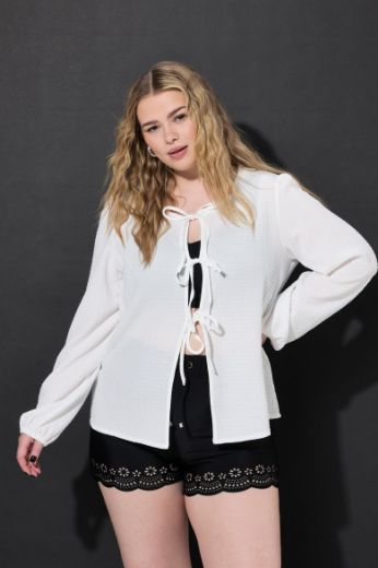 Moda za polnejše Bluza dugih rukava plus velikost, xxl, Ulla Popken in Johann Popken (JP1880)