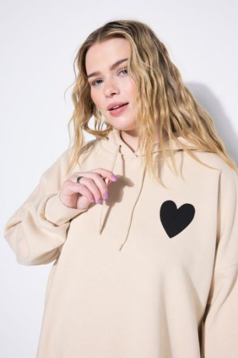 Moda za polnejše Majica dugih rukava s kapuljačom plus velikost, xxl, Ulla Popken in Johann Popken (JP1880)