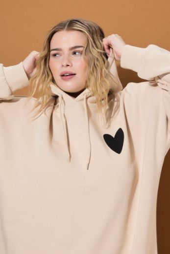 Moda za polnejše Majica dugih rukava s kapuljačom plus velikost, xxl, Ulla Popken in Johann Popken (JP1880)