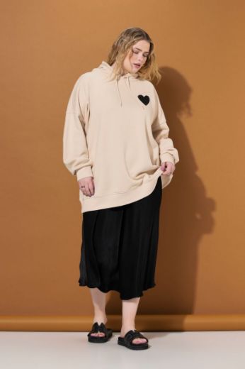 Moda za polnejše Majica dugih rukava s kapuljačom plus velikost, xxl, Ulla Popken in Johann Popken (JP1880)