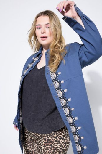 Moda za polnejše Košulja dugih rukava plus velikost, xxl, Ulla Popken in Johann Popken (JP1880)
