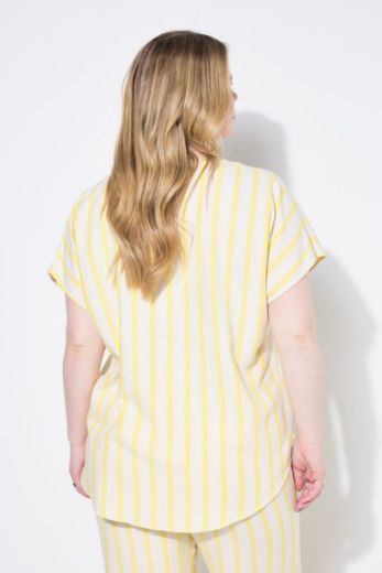 Moda za polnejše Bluza kratkih rukava V ovratnika plus velikost, xxl, Ulla Popken in Johann Popken (JP1880)
