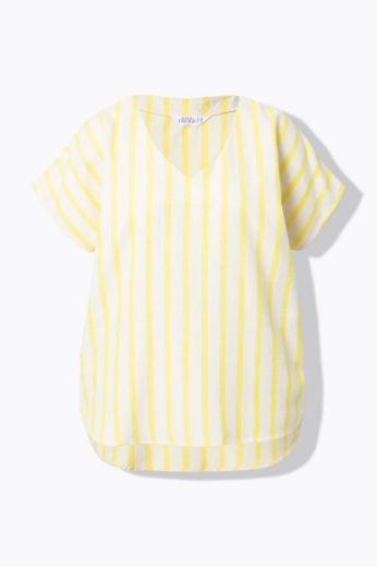 Moda za polnejše Bluza kratkih rukava V ovratnika plus velikost, xxl, Ulla Popken in Johann Popken (JP1880)