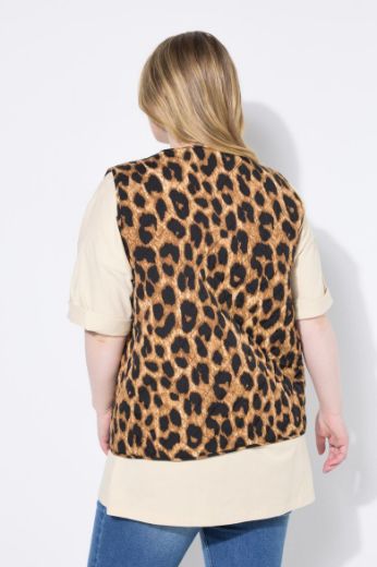 Moda za polnejše Prsluk s leopard uzorkom plus velikost, xxl, Ulla Popken in Johann Popken (JP1880)