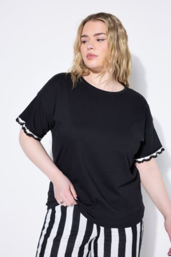 Moda za polnejše Majica kratkih rukava okruglog ovratnika plus velikost, xxl, Ulla Popken in Johann Popken (JP1880)