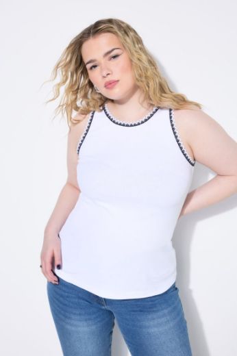 Moda za polnejše Majica bez rukava plus velikost, xxl, Ulla Popken in Johann Popken (JP1880)