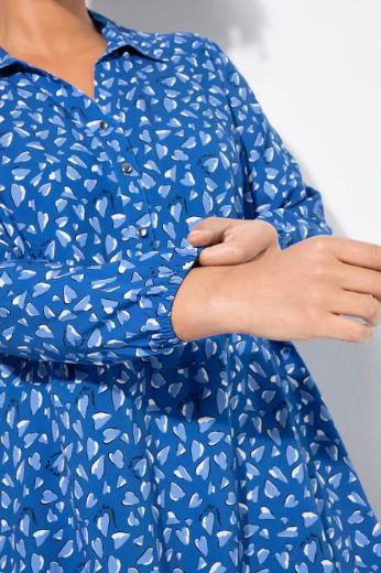 Moda za polnejše Bluza A-kroja s uzorkom srca plus velikost, xxl, Ulla Popken in Johann Popken (JP1880)
